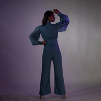 Metallic Georgette Co-ord Set