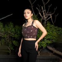Nocturna Luxe Bustier Top