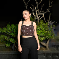 Nocturna Luxe Bustier Top