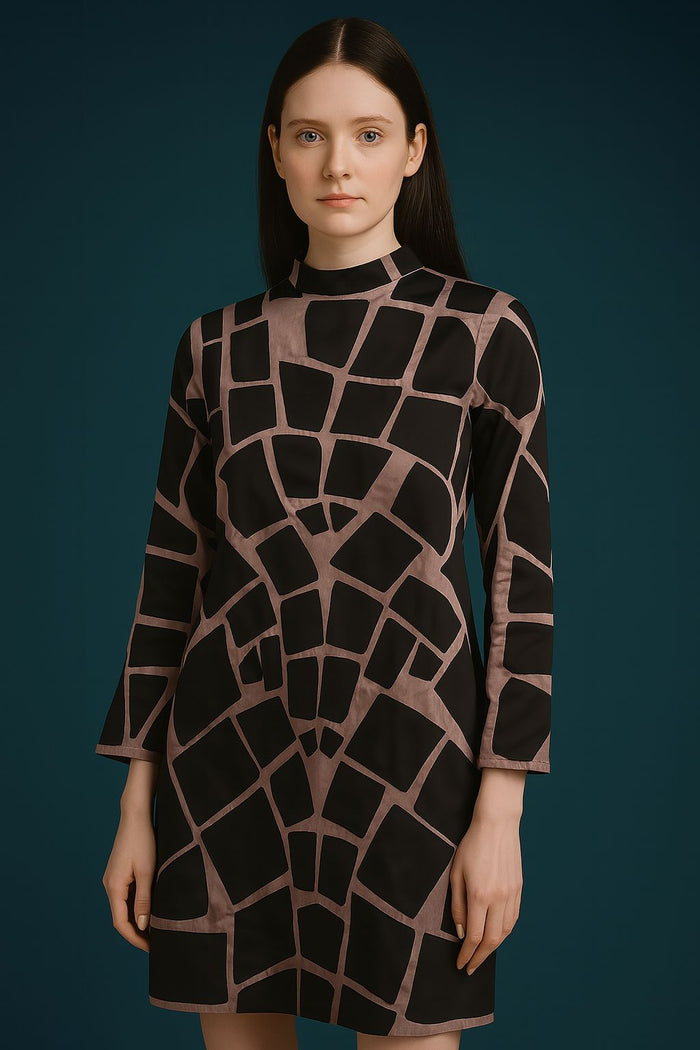 Mosaic Illusion Dress