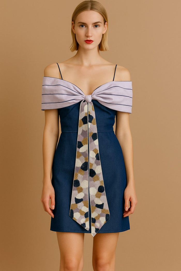 Nocturne Bow-Tie Dress