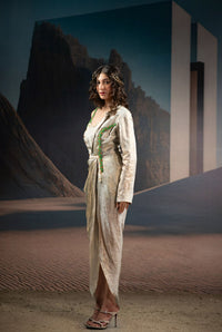 Celestial Draped Dress