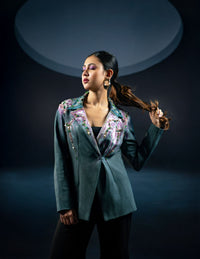 Midnight Star Blazer Set