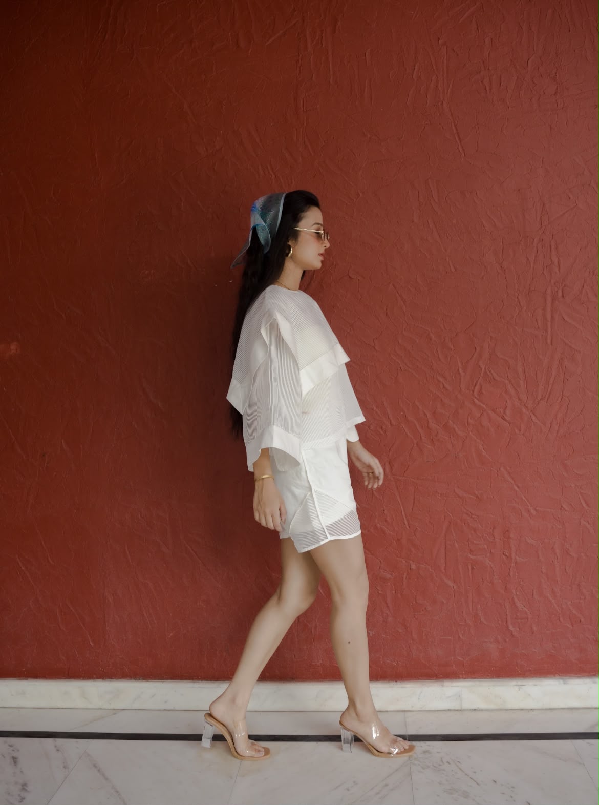White lily coord set