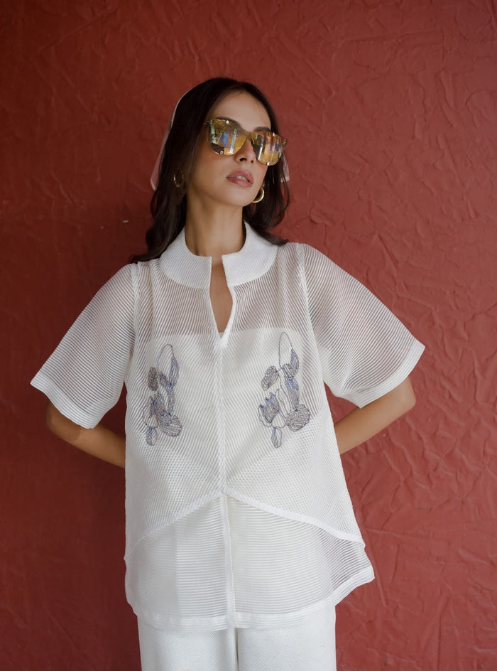 Moon weave top