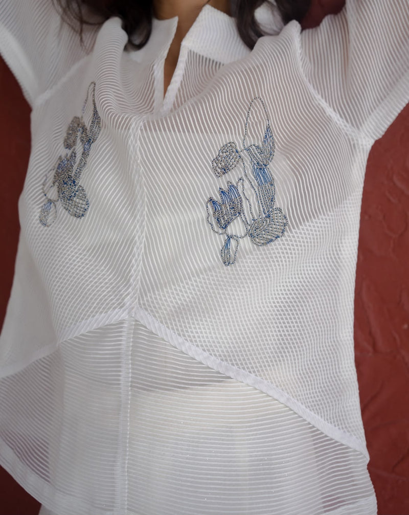 Moon weave top