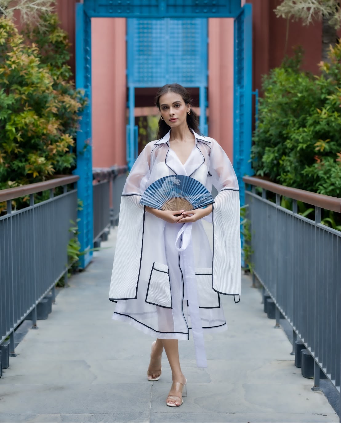 Opaline trench coat