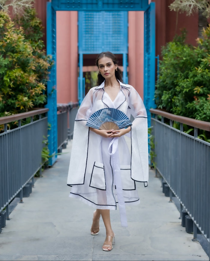Opaline trench coat
