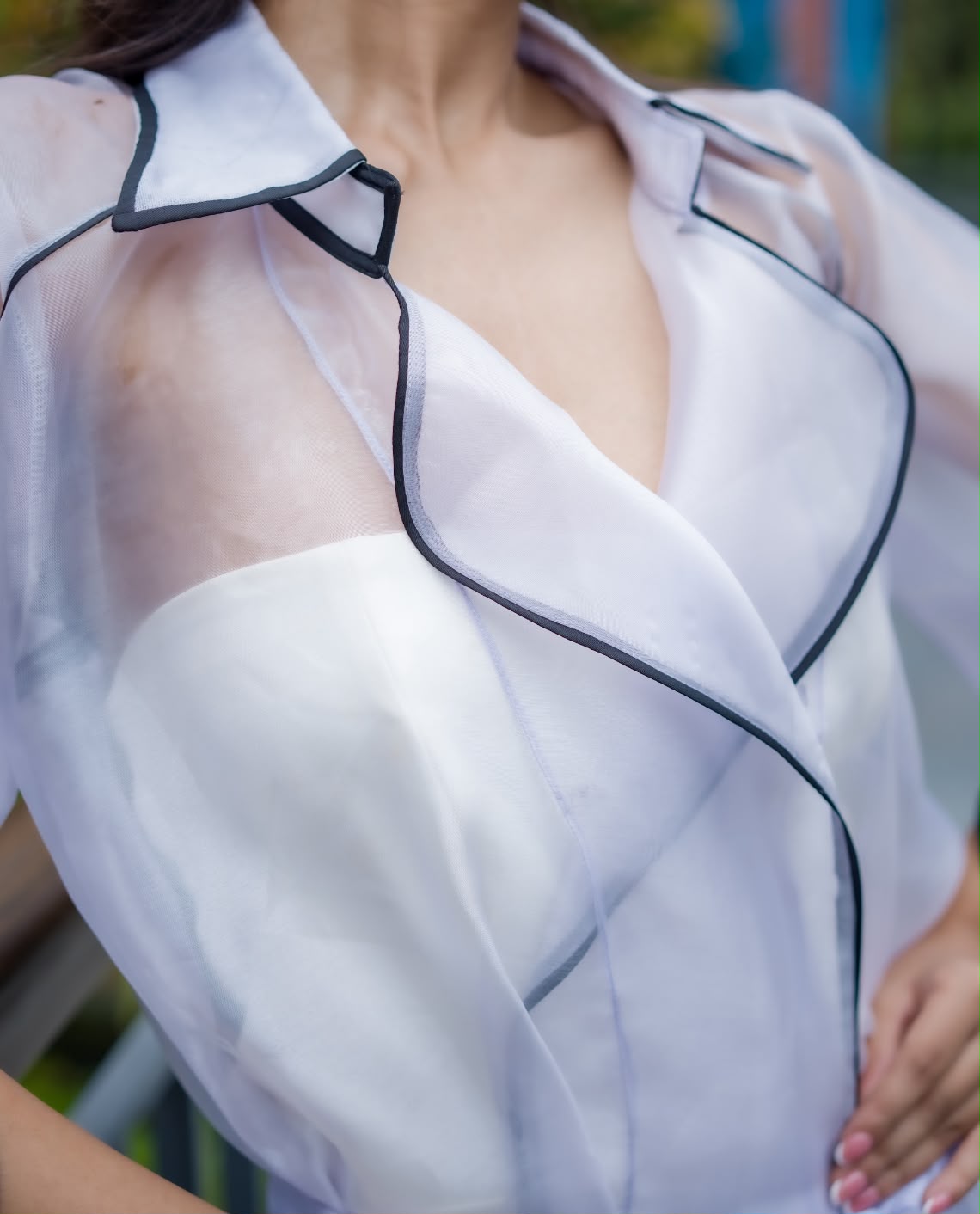 Opaline trench coat